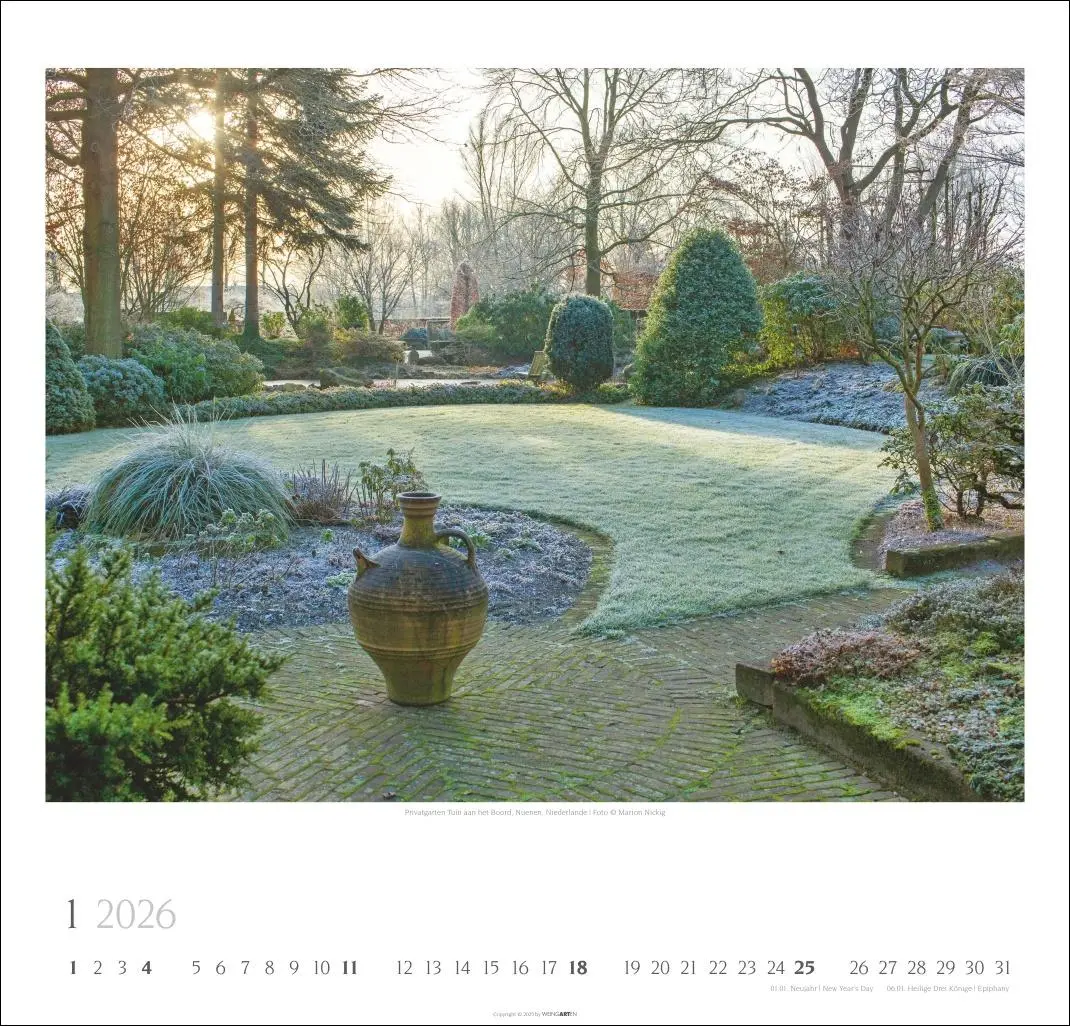 Bild: 9783839901915 | Gartenträume Kalender 2026 | Marion Nickig | Kalender | Spiralbindung