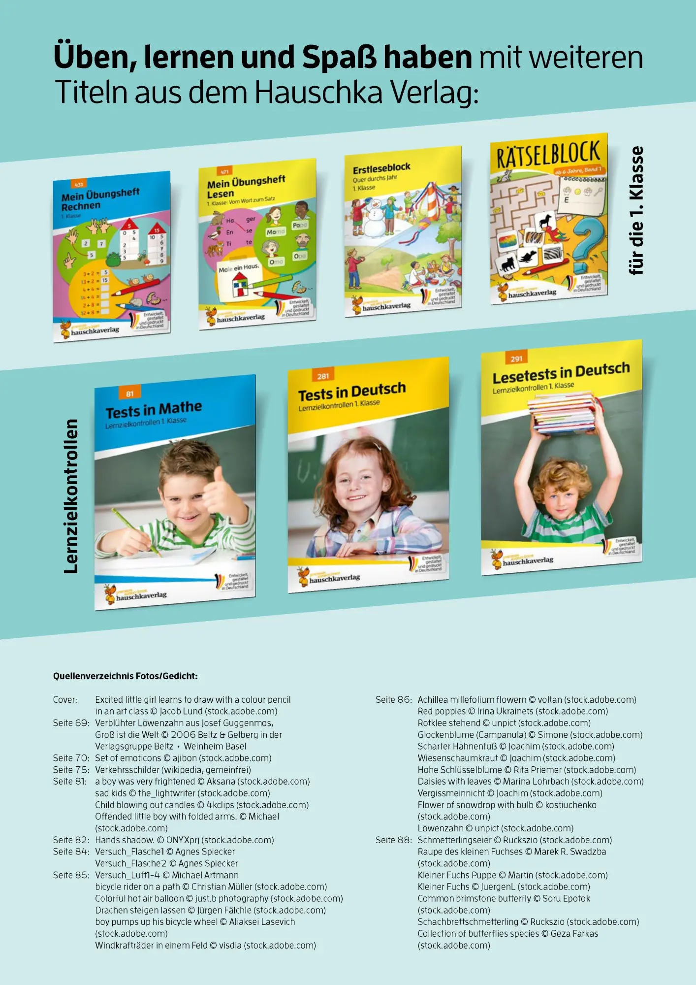 Bild: 9783881001915 | Erfolgreich durch die 1. Klasse - Mathe, Deutsch, Sachunterricht