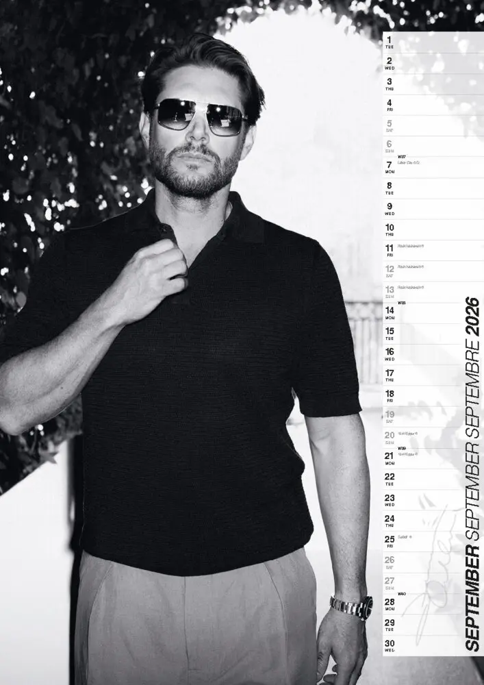 Bild: 9798893611915 | Jensen Ackles Kalender 2026 | Der Star aus Supernatural | Kalender