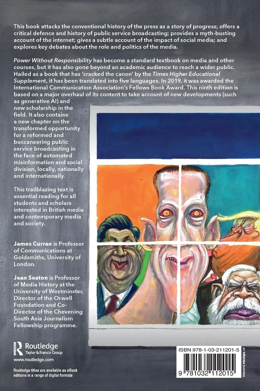 Rückseite: 9781032112015 | Power Without Responsibility | James Curran (u. a.) | Taschenbuch