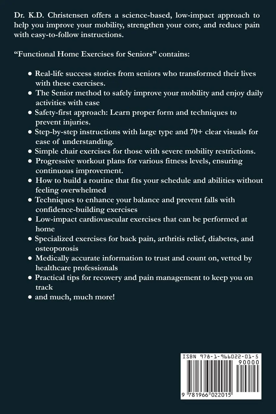 Rückseite: 9781966022015 | Functional Home Exercises For Seniors | A Science Based Approach