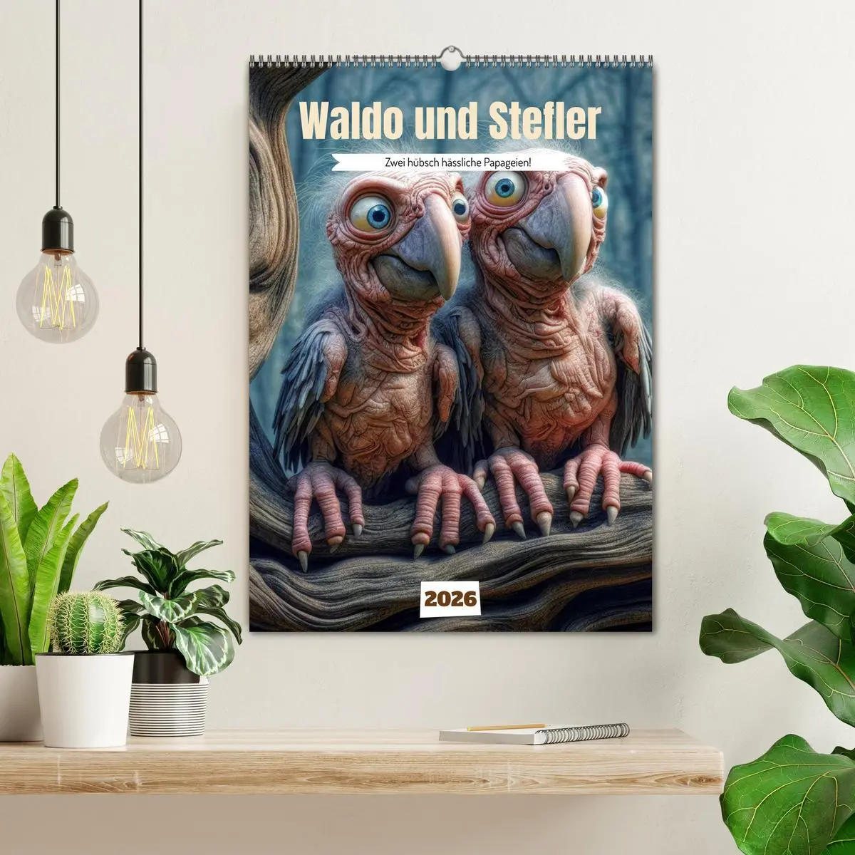 Bild: 9783516292015 | Waldo und Stefler (Wandkalender 2026 DIN A2 hoch), CALVENDO...