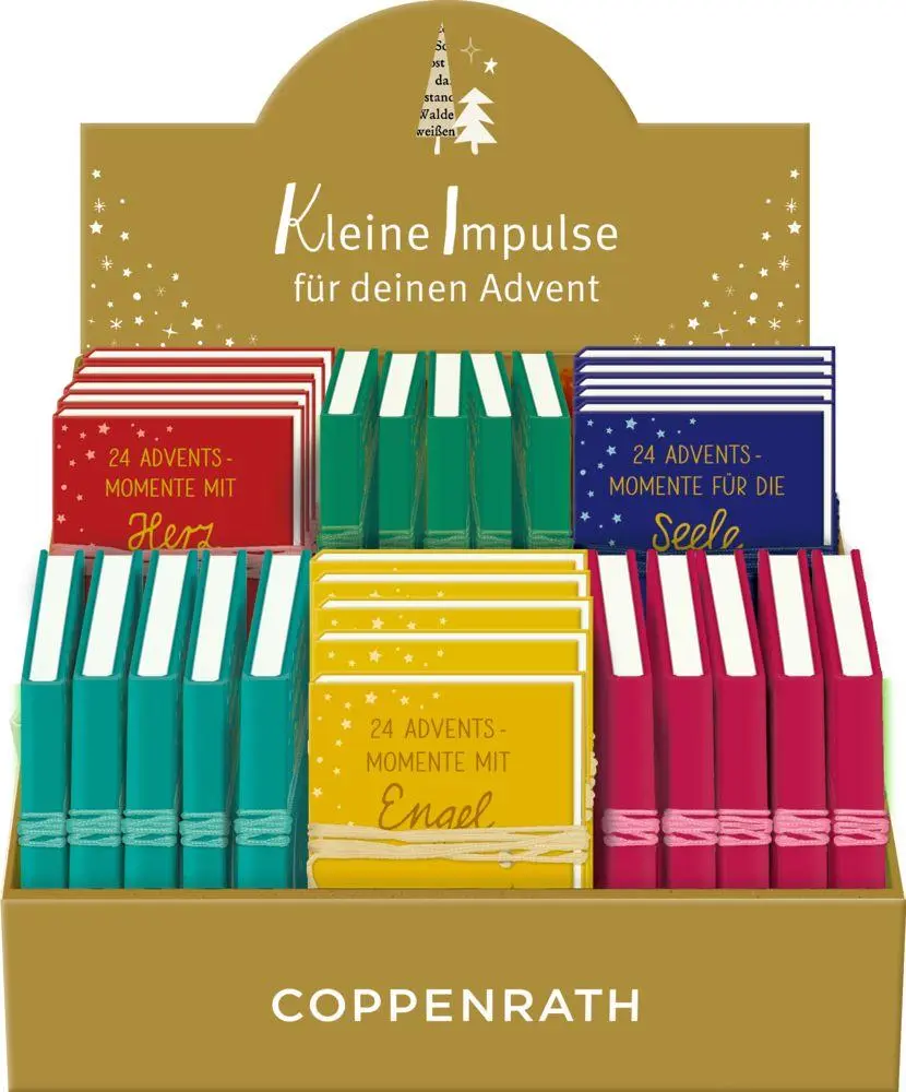 Bild: 9783649642015 | Miniaturbücher mit Wickelverschluss | Kleine Impulse für deinen Advent