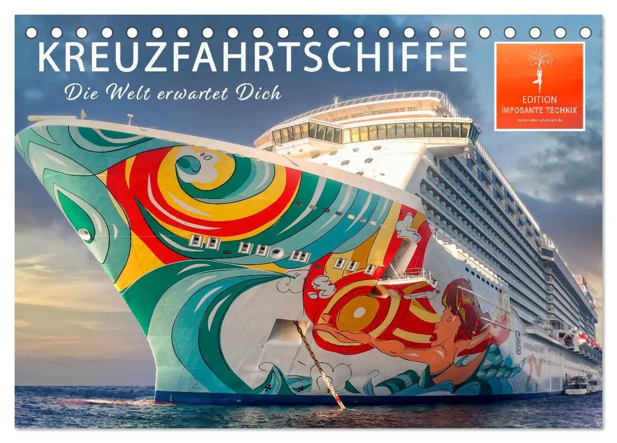 Cover: 9783457642115 | Kreuzfahrtschiffe - die Welt erwartet Dich (Tischkalender 2026 DIN...