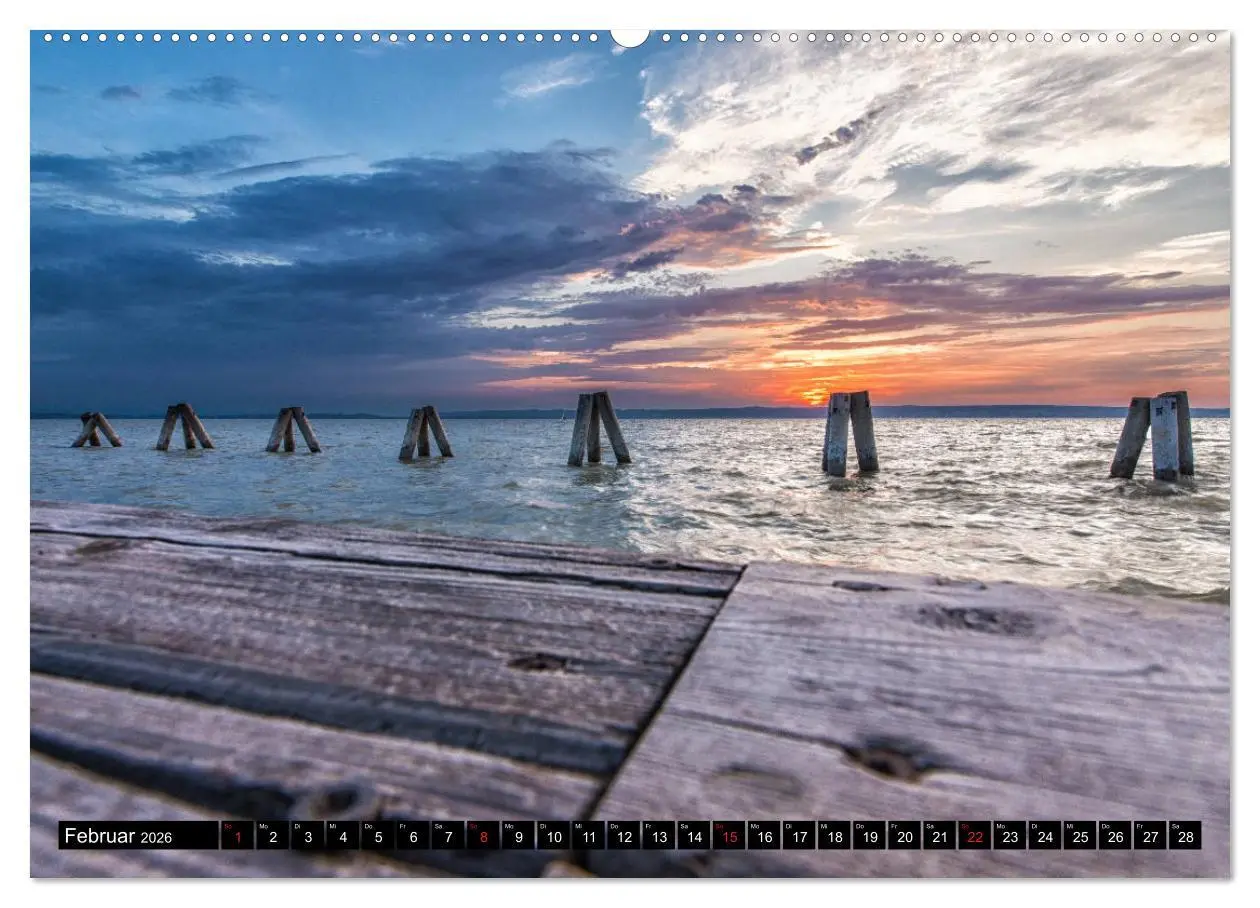 Bild: 9783457712115 | Der idyllische Neusiedlersee (hochwertiger Premium Wandkalender...