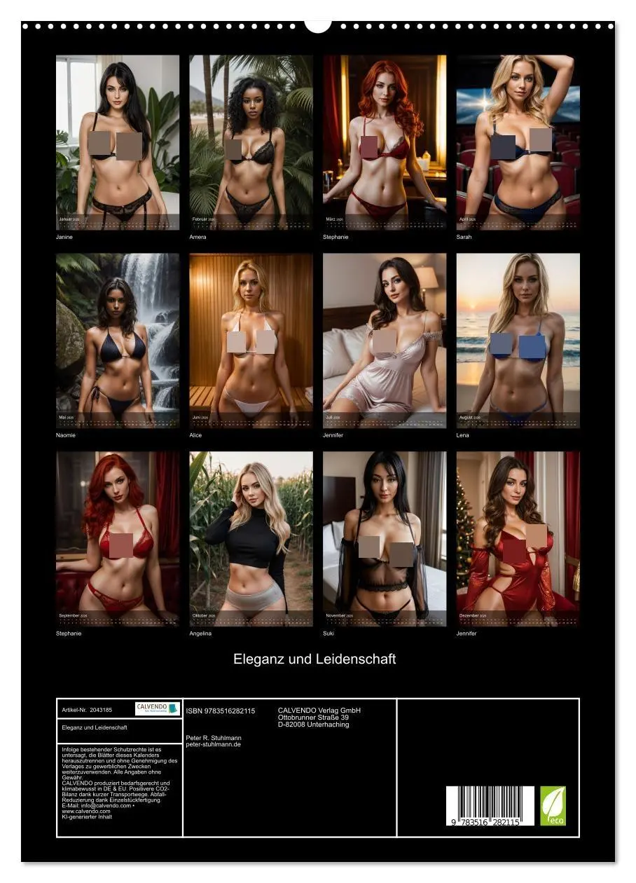 Bild: 9783516282115 | Eleganz und Leidenschaft (hochwertiger Premium Wandkalender 2026...