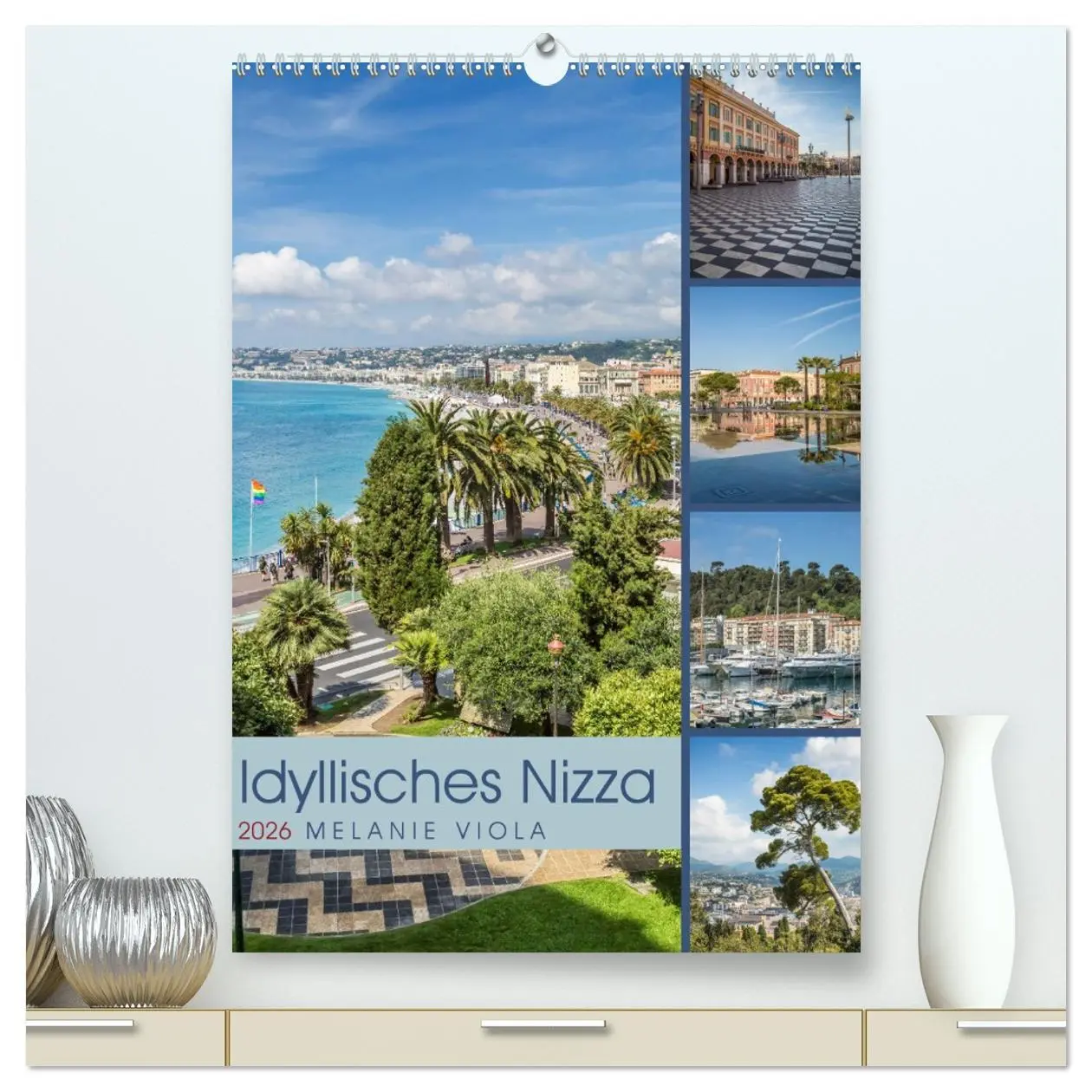 Cover: 9783516422115 | Idyllisches Nizza (hochwertiger Premium Wandkalender 2026 DIN A2...