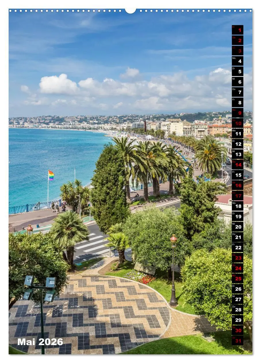Bild: 9783516422115 | Idyllisches Nizza (hochwertiger Premium Wandkalender 2026 DIN A2...