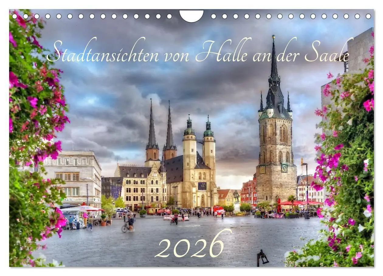 Cover: 9783516732115 | Stadtansichten von Halle an der Saale (Wandkalender 2026 DIN A4...