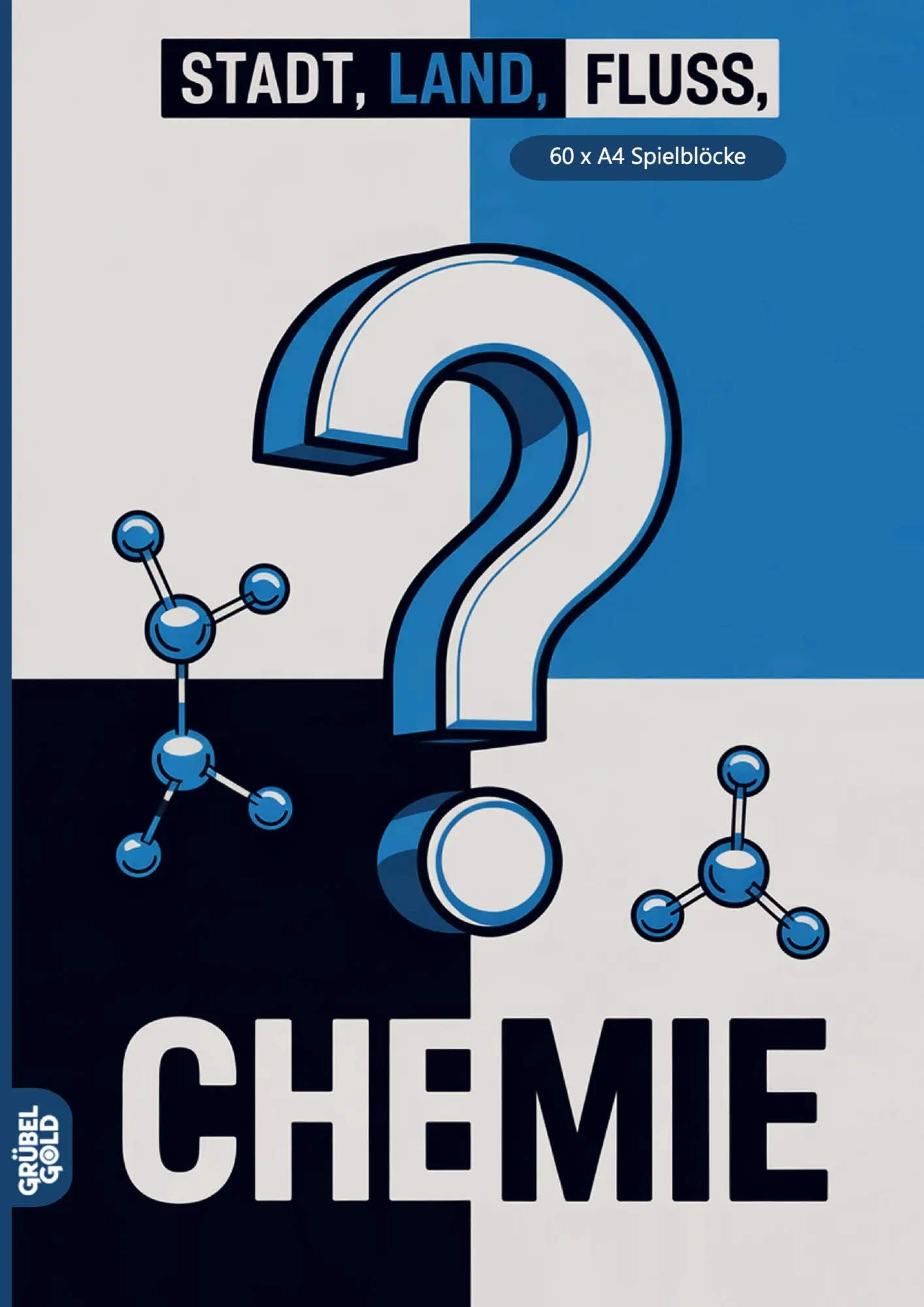 Cover: 9783693192115 | Stadt, Land, Fluss, Chemie | Grübelgold Rätselhefte | Taschenbuch