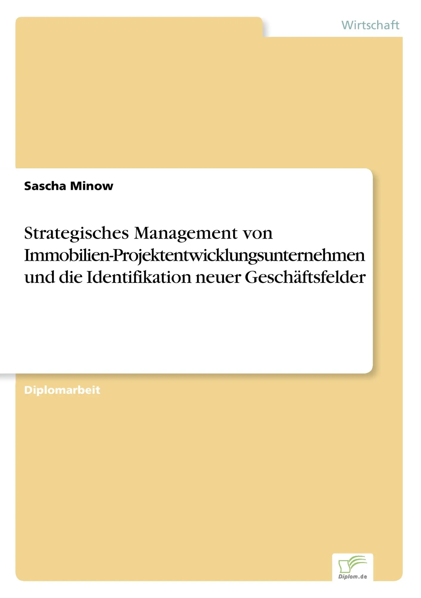Cover: 9783838652115 | Strategisches Management von...