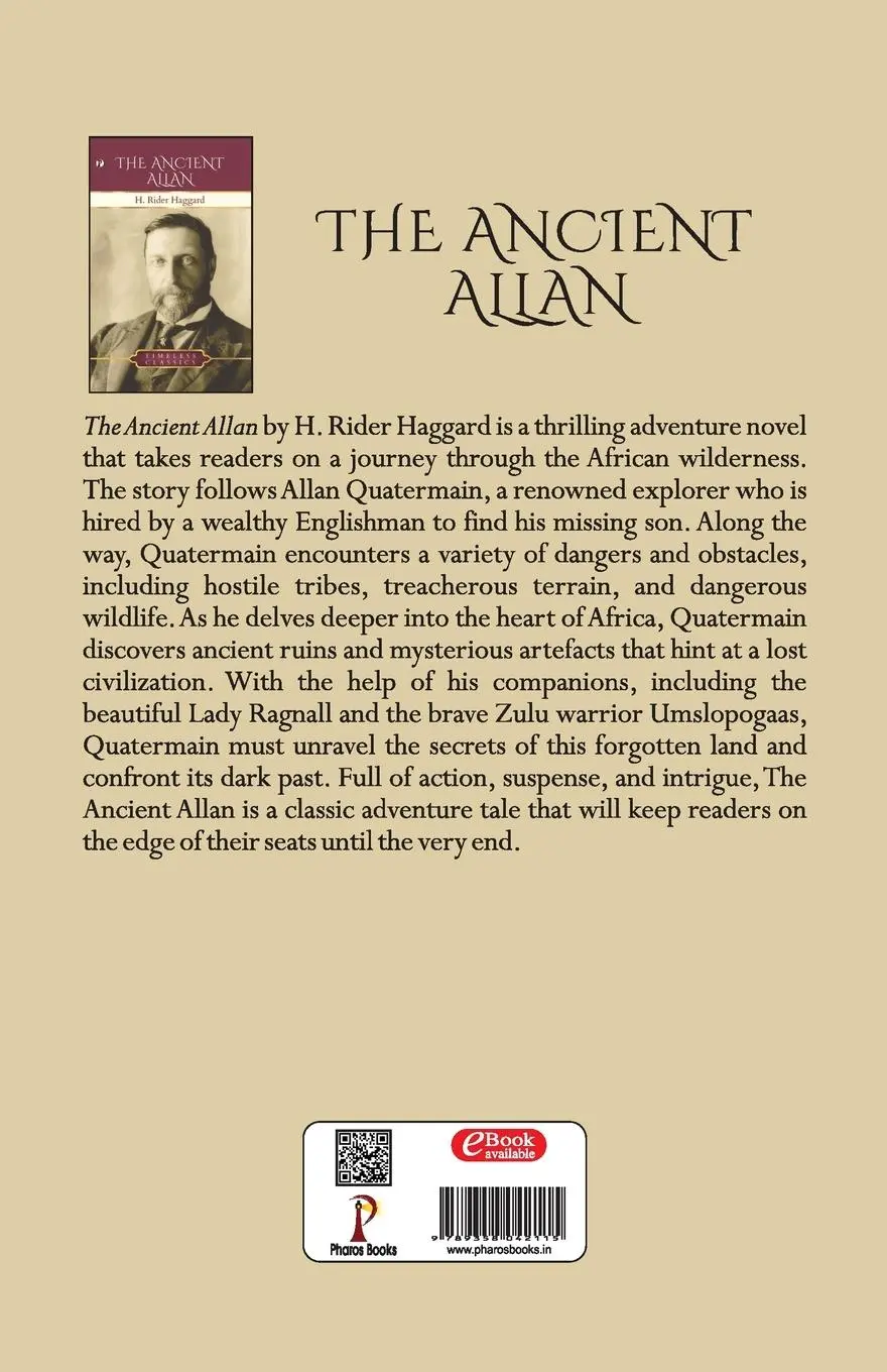 Rückseite: 9789358042115 | The Ancient Allan | H. Rider Haggard | Taschenbuch | Englisch | 2023