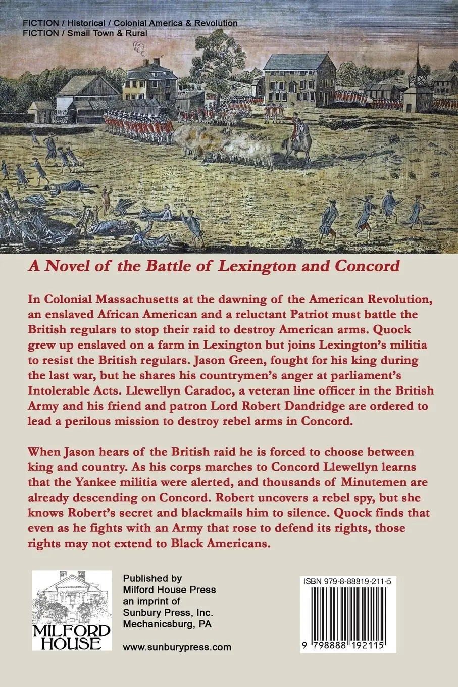Rückseite: 9798888192115 | Sowing Dragon Teeth | A Novel of the Battle of Lexington and Concord