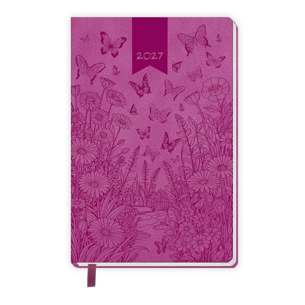 Cover: 4251901512215 | TRÖTSCH - Taschenkalender A7 Soft Touch Schmetterlinge 2027 | KG