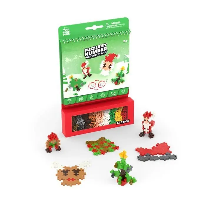 Bild: 5710409112215 | PLUS PLUS - 125 Kreativ Bausteine Puzzle Weihnachten | In Karton