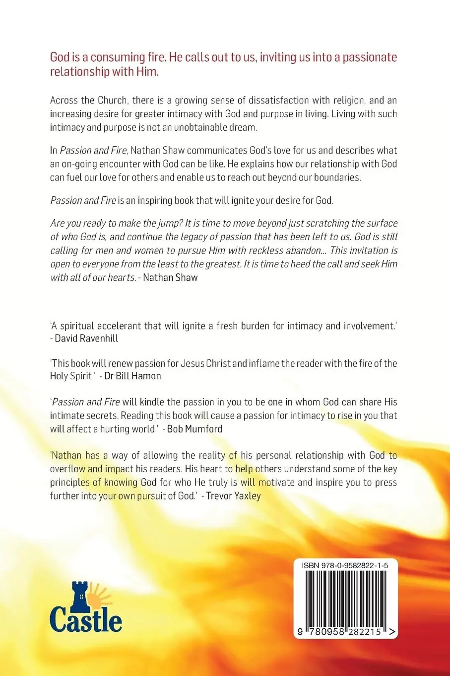 Rückseite: 9780958282215 | Passion and Fire | Igniting your passion for God | Nathan Shaw | Buch