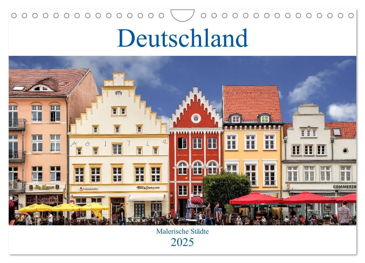 Cover: 9783435612215 | Deutschland - Malerische Städte (Wandkalender 2025 DIN A4 quer),...