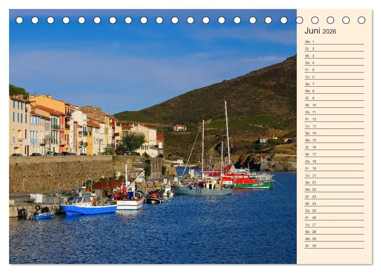 Bild: 9783457872215 | Cote Vermeille - Wo die Pyrenäen das Meer küssen (Tischkalender...