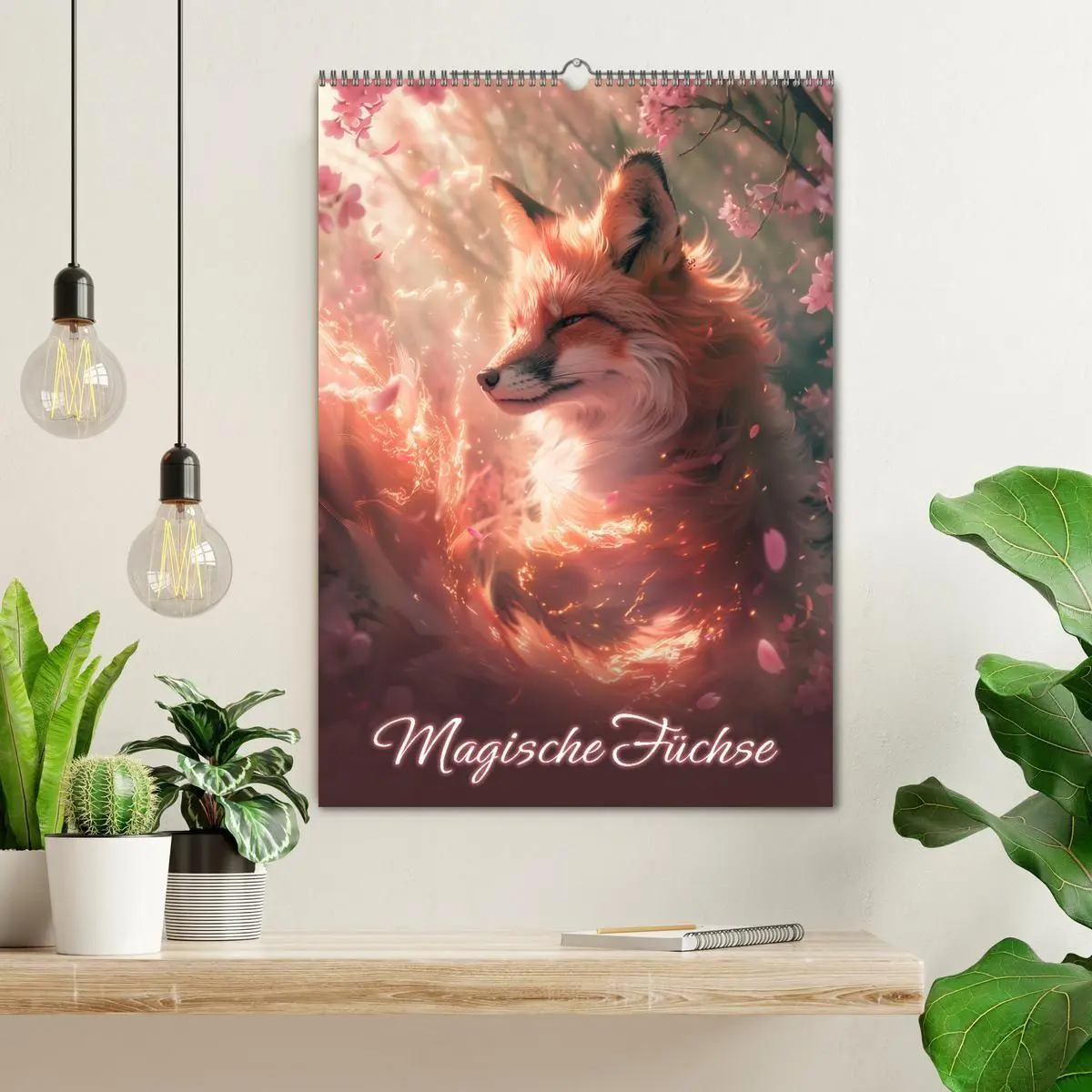 Bild: 9783594252215 | Magische Füchse (Wandkalender 2027 DIN A2 hoch), CALVENDO...