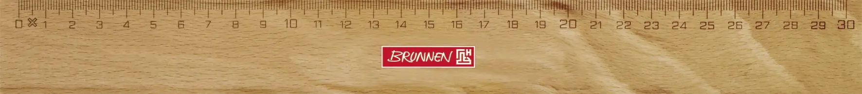 Cover: 4003273112315 | Brunnen Lineal Holz 30 cm | 104974030 | 2020 | Brunnen