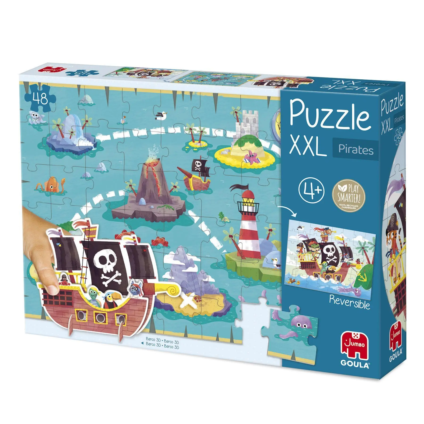 Bild: 8410446002315 | GOULA XXL Puzzle Pirates | Spiel | Deutsch | 2024 | Jumbo Spiele GmbH