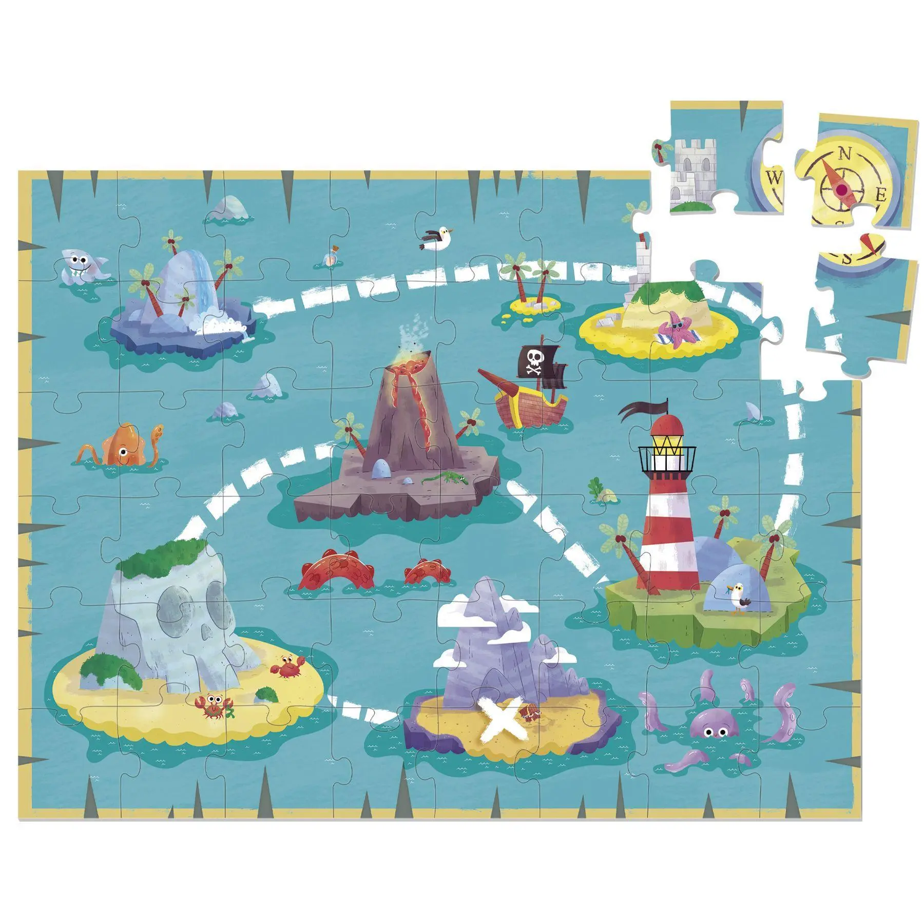 Bild: 8410446002315 | GOULA XXL Puzzle Pirates | Spiel | Deutsch | 2024 | Jumbo Spiele GmbH