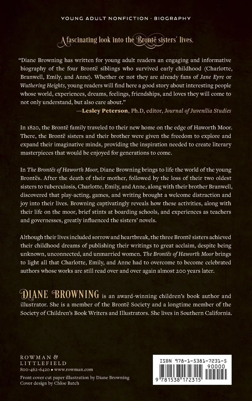 Rückseite: 9781538172315 | The Brontës of Haworth Moor | Diane Browning | Buch | Englisch | 2023