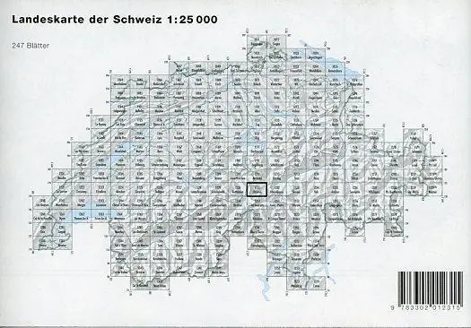 Bild: 9783302012315 | Swisstopo 1 : 25 000 Urseren | (Land-)Karte | Swisstopo 1 : 25 000