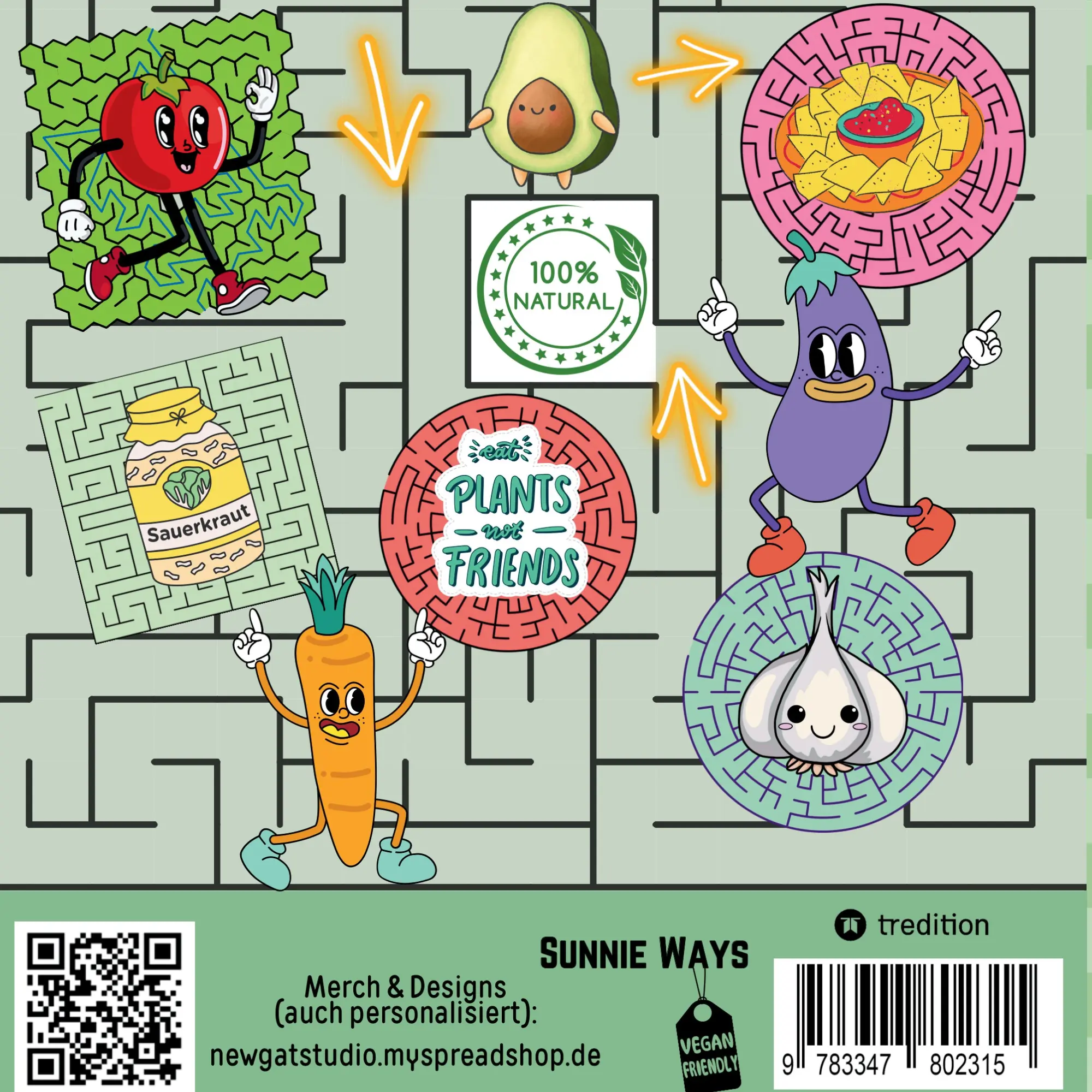 Rückseite: 9783347802315 | Labyrinth Rätselbuch Rätselblock für Erwachsene, Jugendliche -...