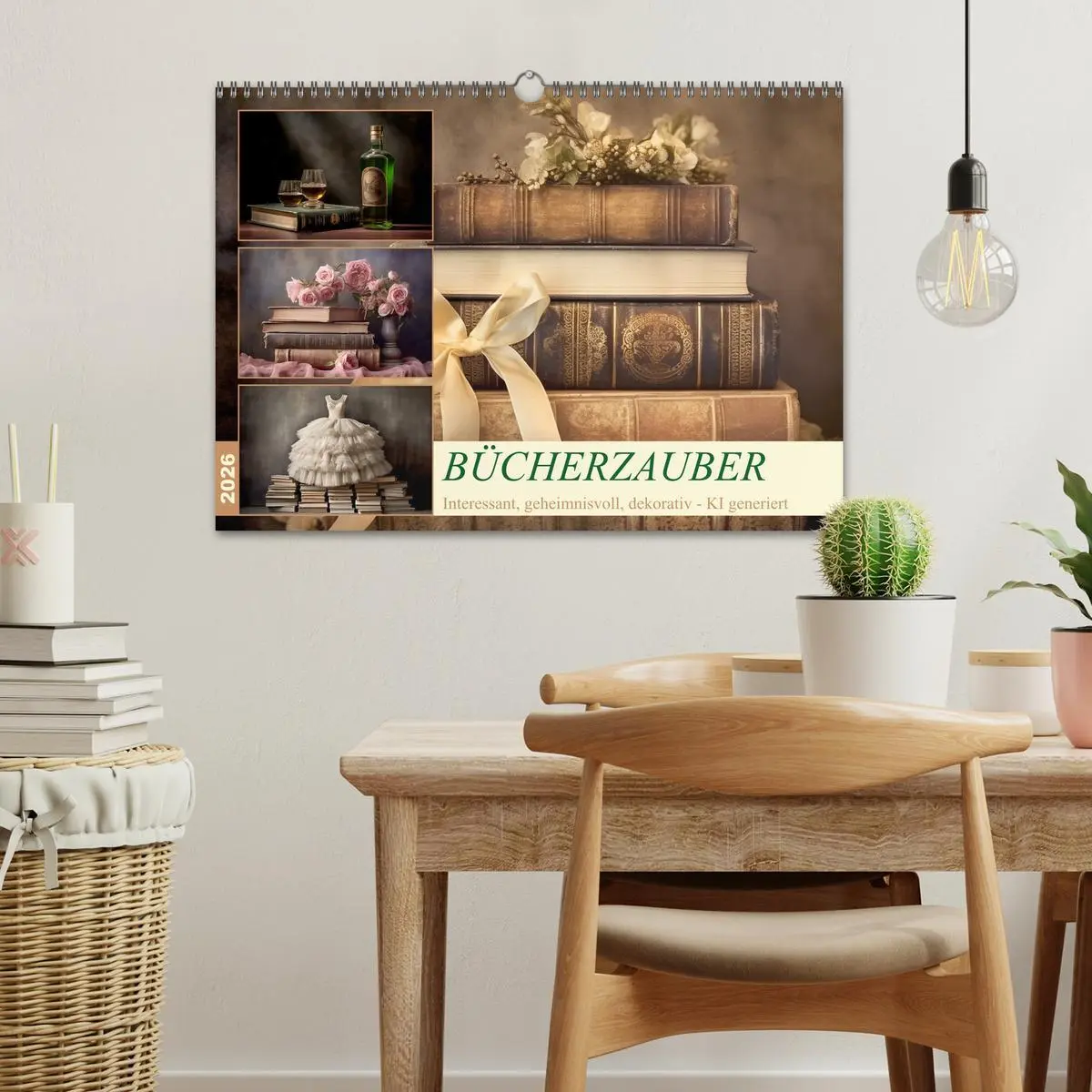 Bild: 9783457482315 | Bücherzauber (Wandkalender 2026 DIN A3 quer), CALVENDO Monatskalender