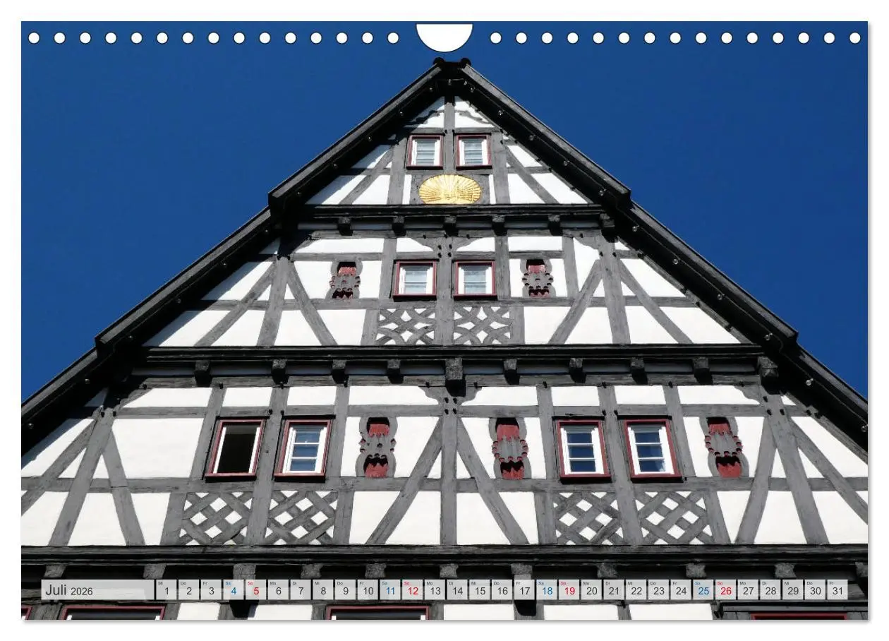 Bild: 9783457552315 | Fachwerk in Süddeutschland (Wandkalender 2026 DIN A4 quer),...