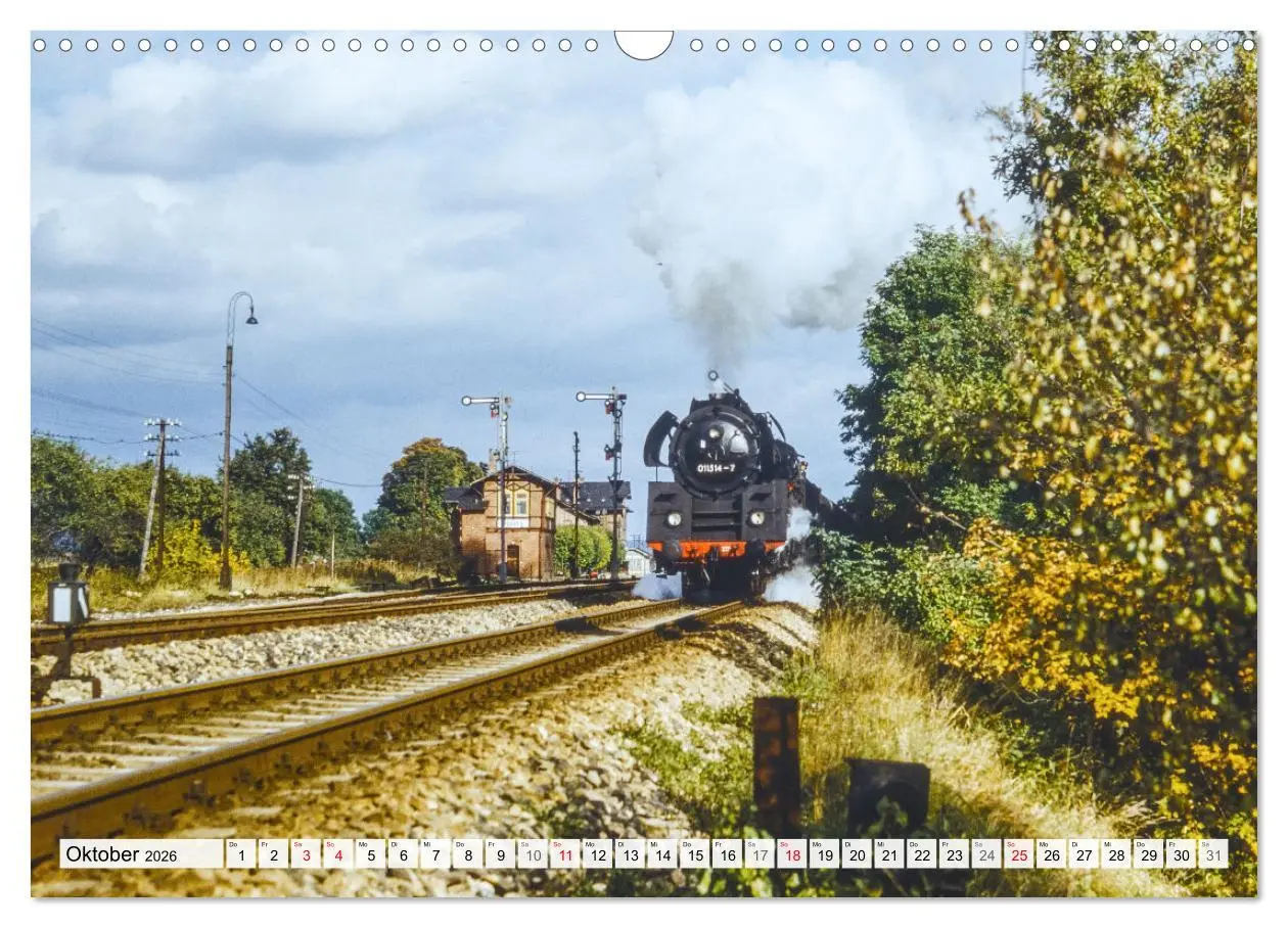 Bild: 9783457622315 | Reichsbahn in Color (Wandkalender 2026 DIN A3 quer), CALVENDO...