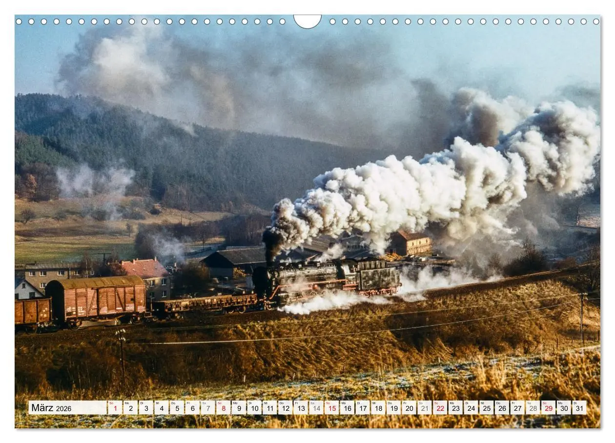 Bild: 9783457622315 | Reichsbahn in Color (Wandkalender 2026 DIN A3 quer), CALVENDO...