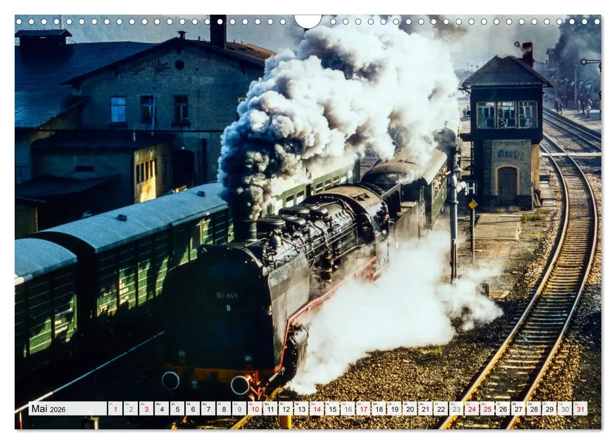 Bild: 9783457622315 | Reichsbahn in Color (Wandkalender 2026 DIN A3 quer), CALVENDO...
