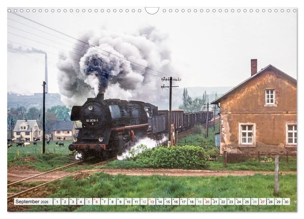 Bild: 9783457622315 | Reichsbahn in Color (Wandkalender 2026 DIN A3 quer), CALVENDO...