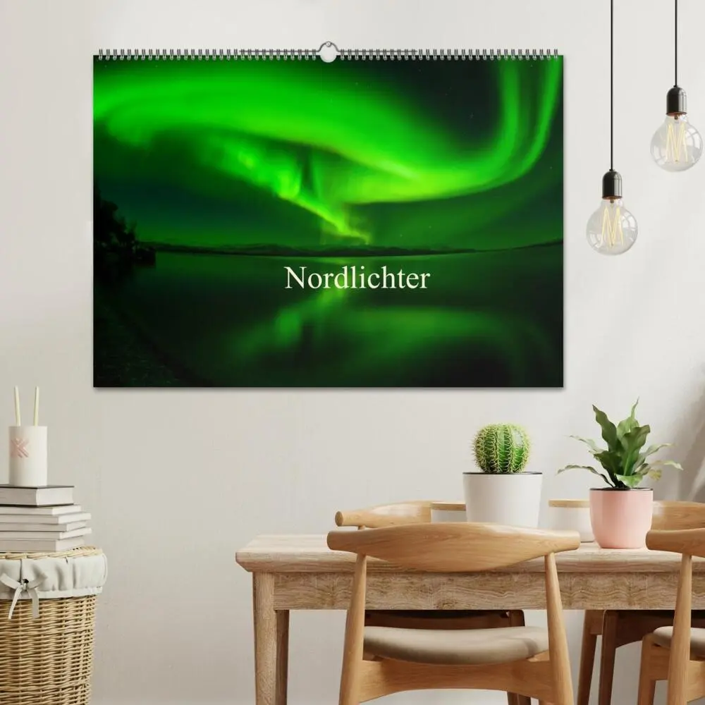 Bild: 9783516192315 | Nordlichter (Wandkalender 2026 DIN A2 quer), CALVENDO Monatskalender