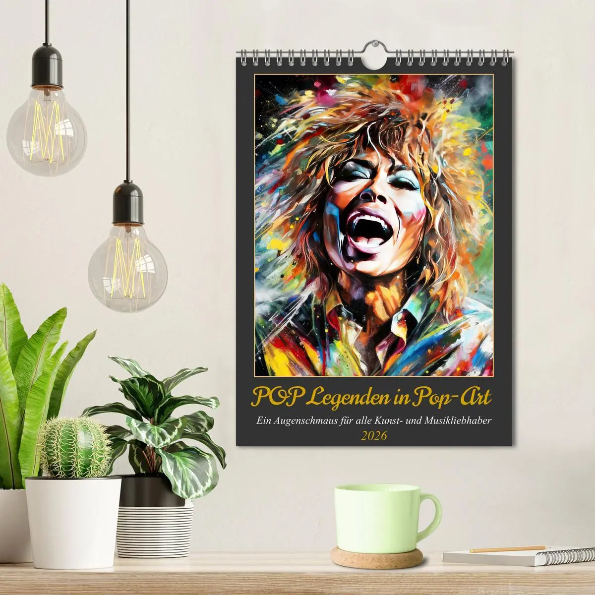 Bild: 9783516262315 | POP Legenden in Pop-Art (Wandkalender 2026 DIN A4 hoch), CALVENDO...