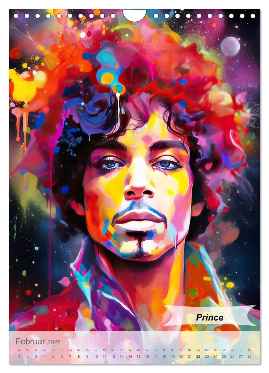Bild: 9783516262315 | POP Legenden in Pop-Art (Wandkalender 2026 DIN A4 hoch), CALVENDO...