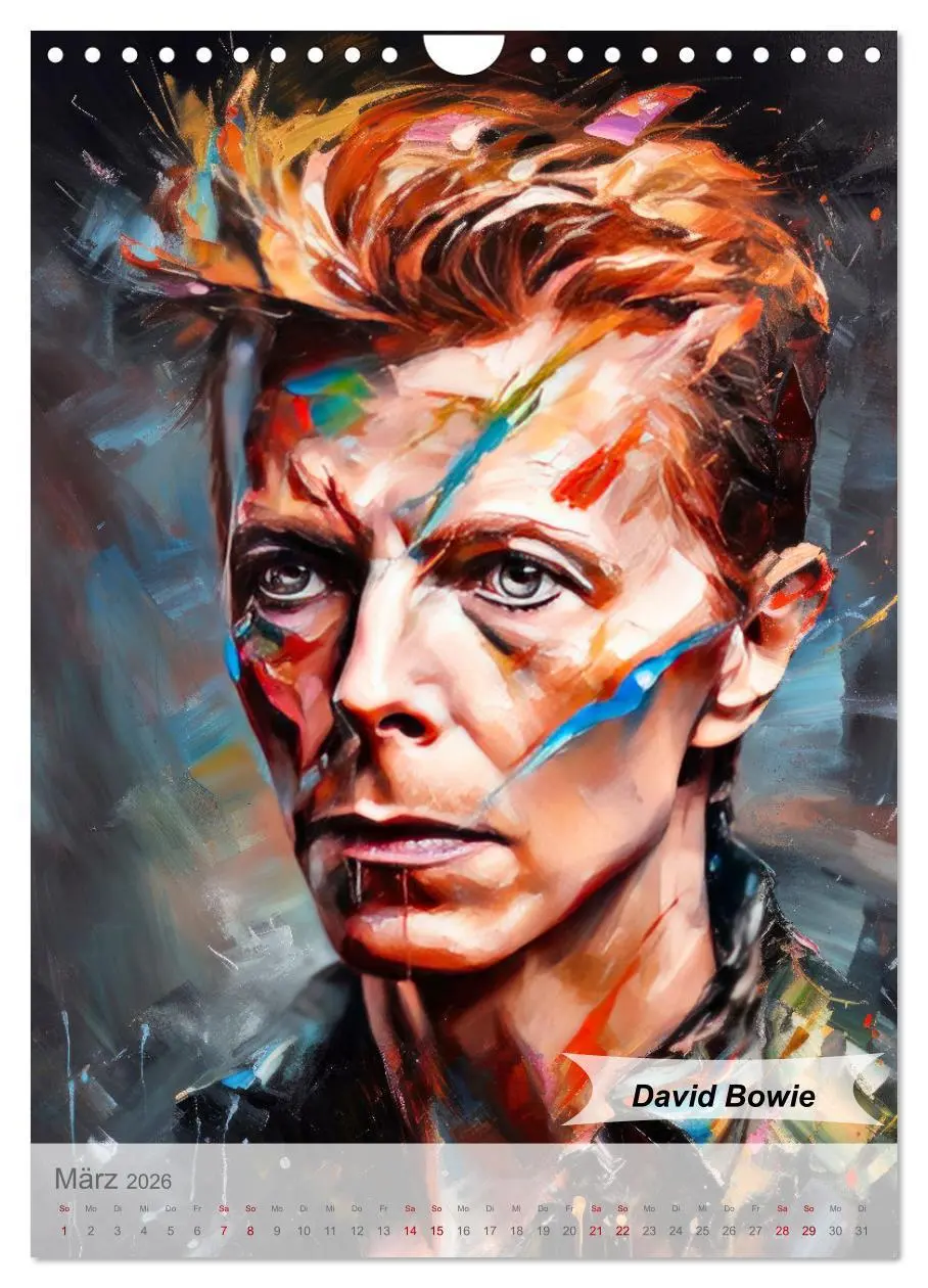 Bild: 9783516262315 | POP Legenden in Pop-Art (Wandkalender 2026 DIN A4 hoch), CALVENDO...