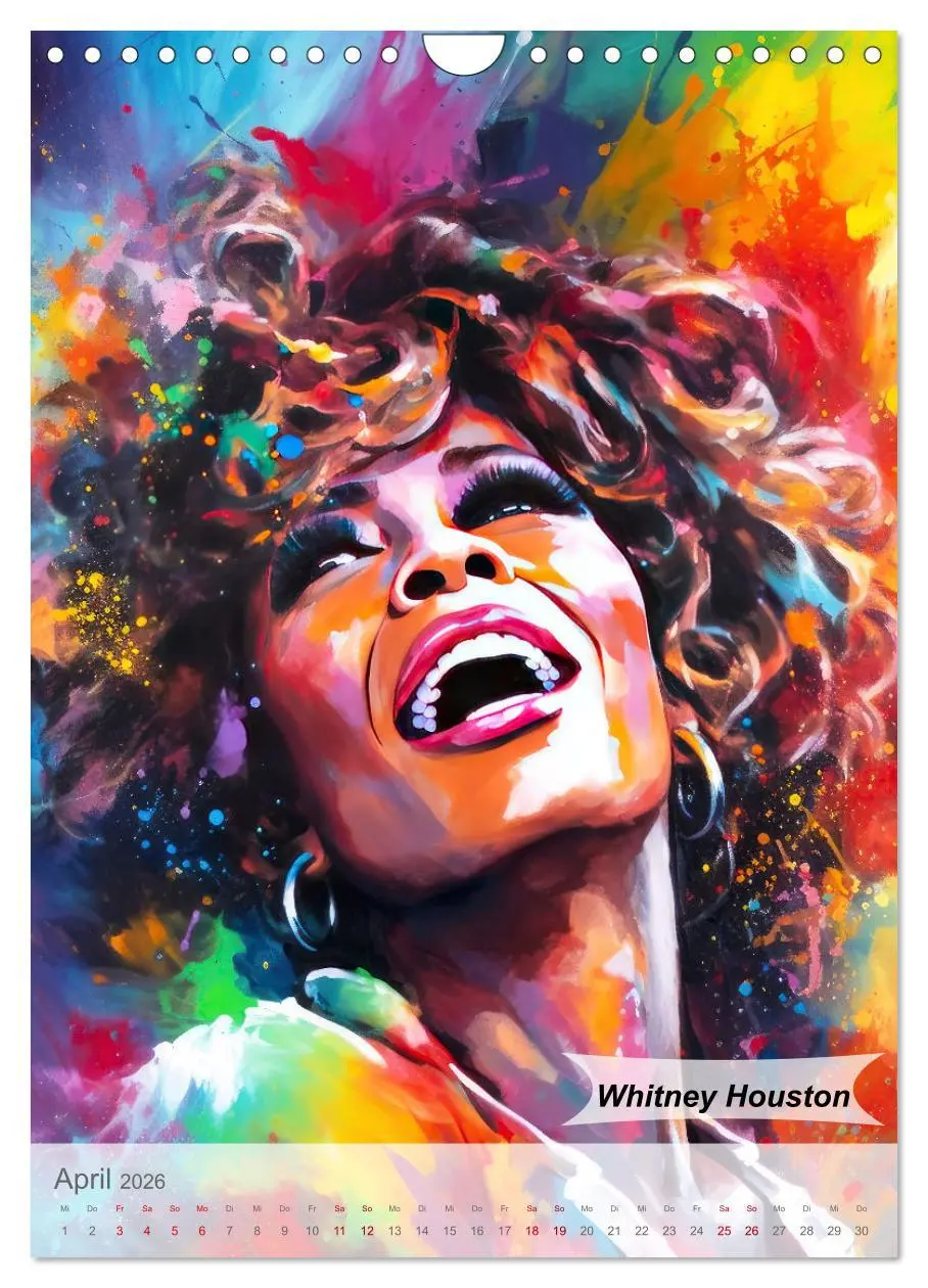 Bild: 9783516262315 | POP Legenden in Pop-Art (Wandkalender 2026 DIN A4 hoch), CALVENDO...