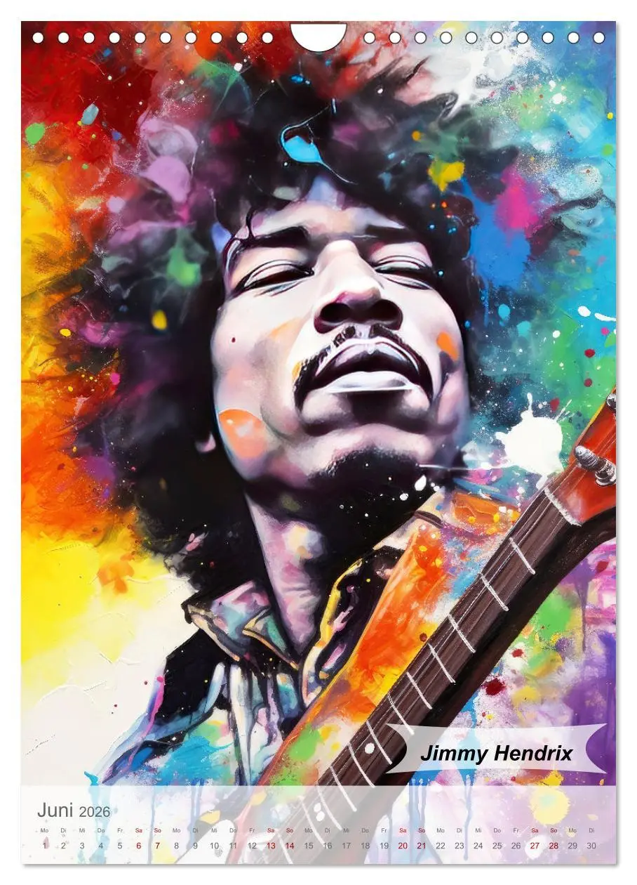 Bild: 9783516262315 | POP Legenden in Pop-Art (Wandkalender 2026 DIN A4 hoch), CALVENDO...