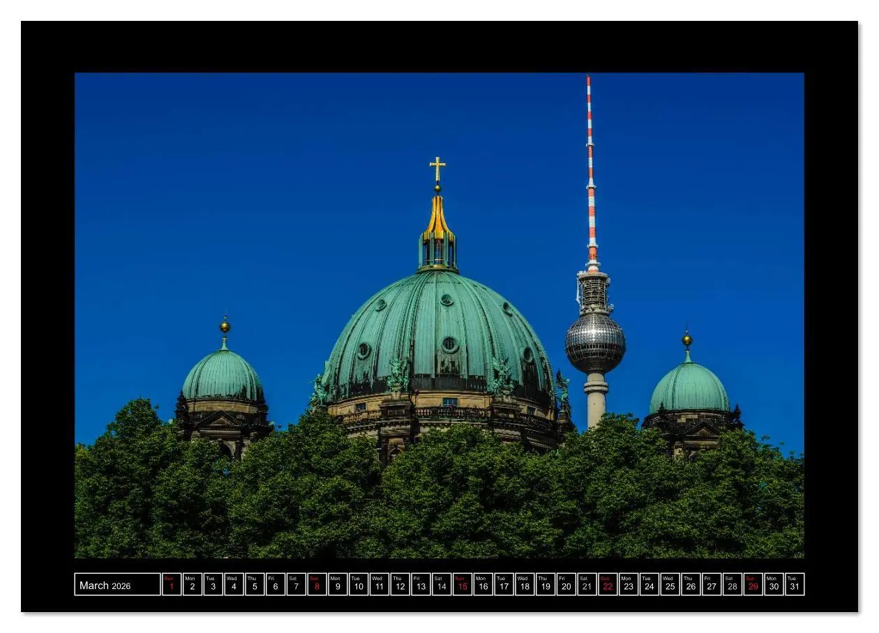 Bild: 9783516572315 | Berlin. 2026 (Wall Calendar 2026 DIN A3 landscape), CALVENDO 12...