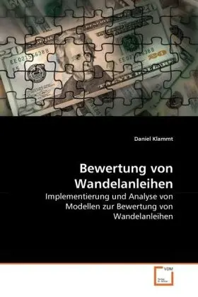 Cover: 9783639262315 | Bewertung von Wandelanleihen | Daniel Klammt | Taschenbuch | Deutsch