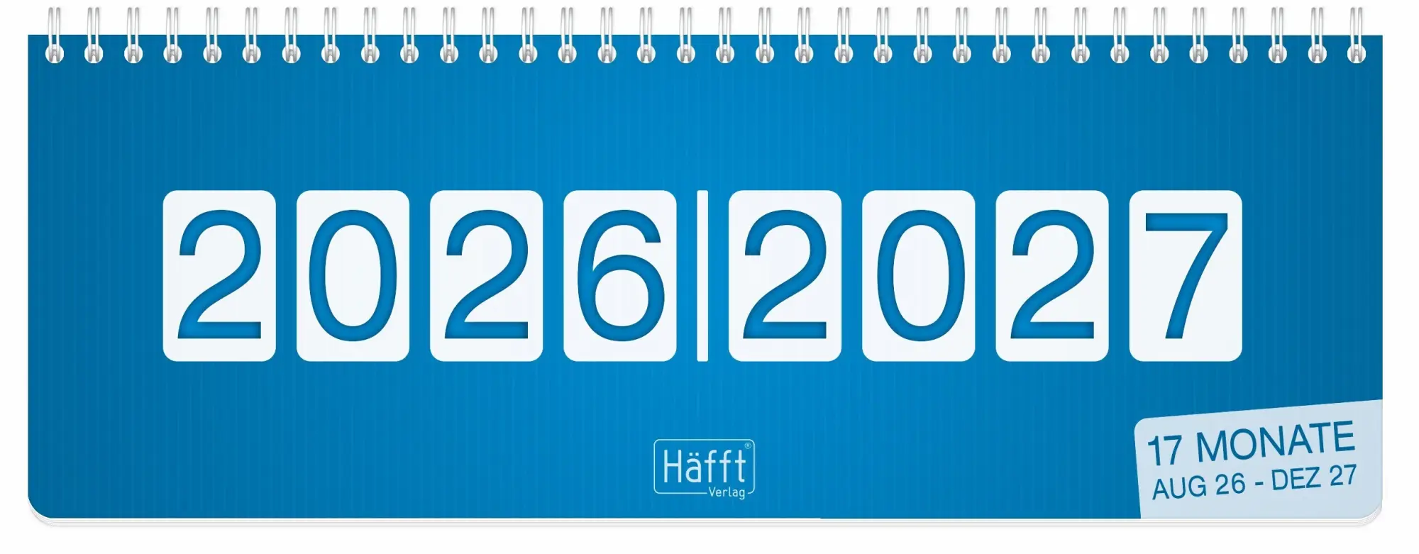 Tischkalender 17 Monate 26/27 [Königsblau]