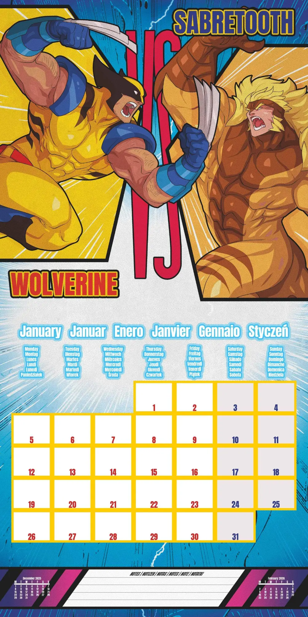 Bild: 9781804232415 | MARVEL - Broschürenkalender im Format 30 x 30 | Kalender | 28 S.