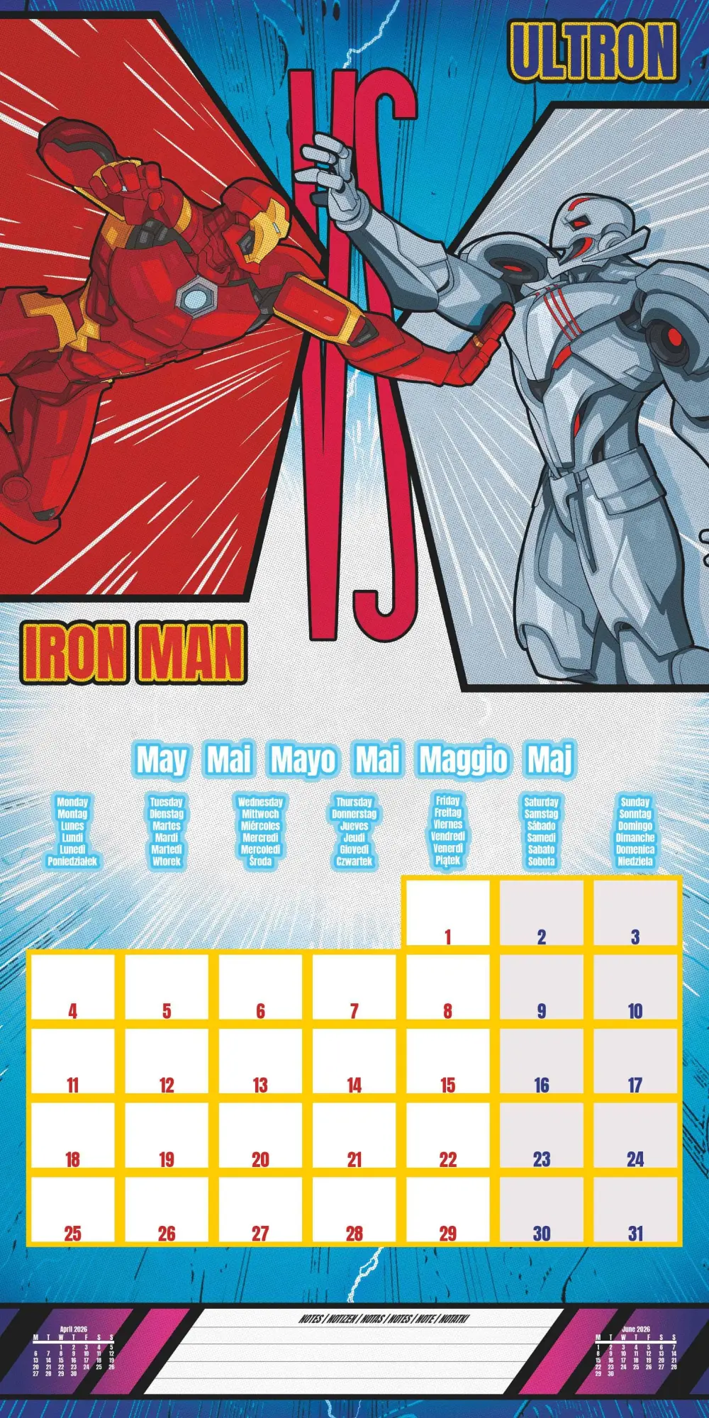 Bild: 9781804232415 | MARVEL - Broschürenkalender im Format 30 x 30 | Kalender | 28 S.