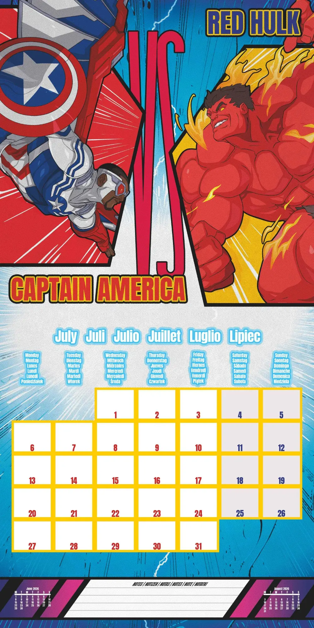 Bild: 9781804232415 | MARVEL - Broschürenkalender im Format 30 x 30 | Kalender | 28 S.