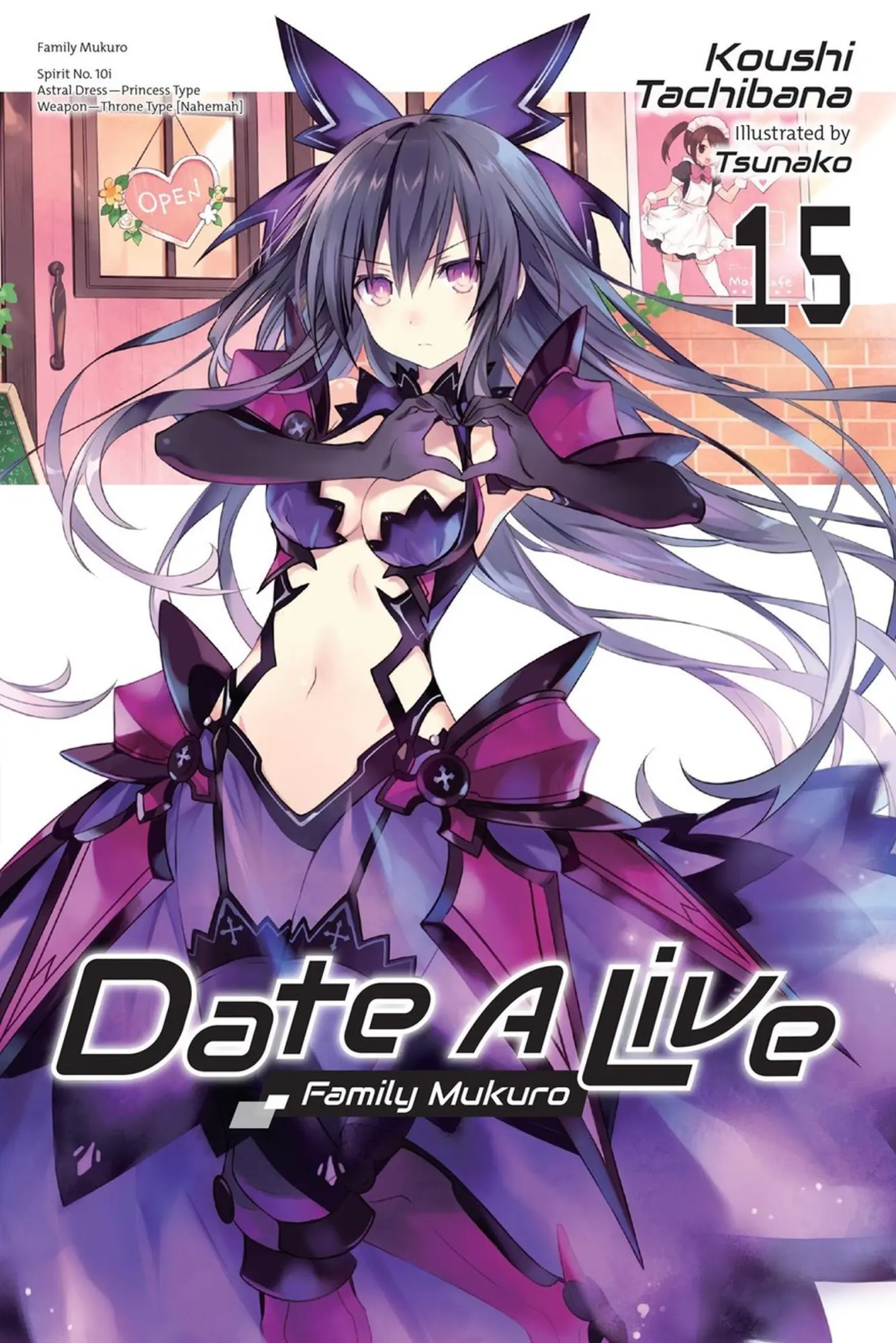 Cover: 9781975372415 | Date a Live, Vol. 15 (Light Novel) | Family Mukuro | Koushi Tachibana