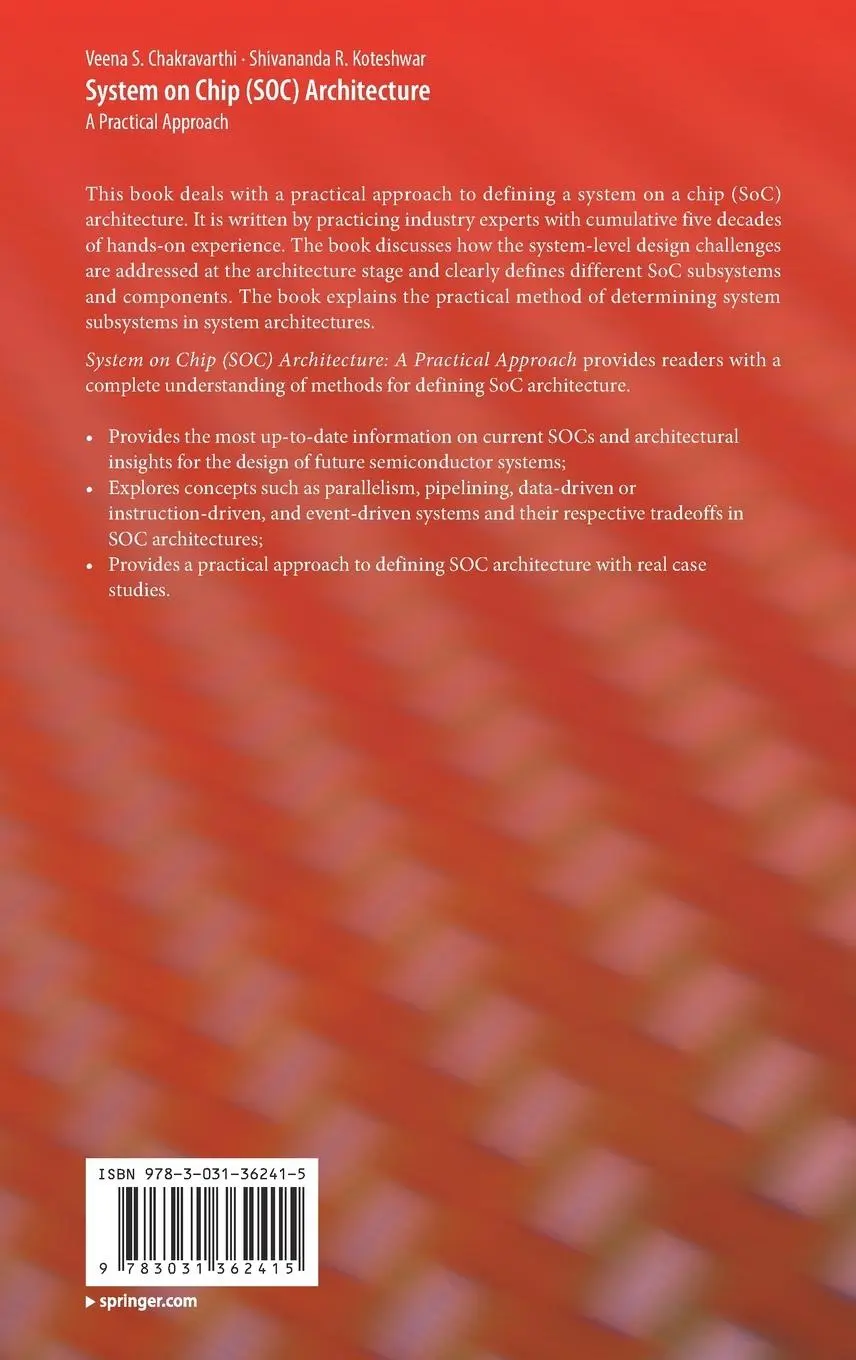 Rückseite: 9783031362415 | System on Chip (SOC) Architecture | A Practical Approach | Buch | xxiv
