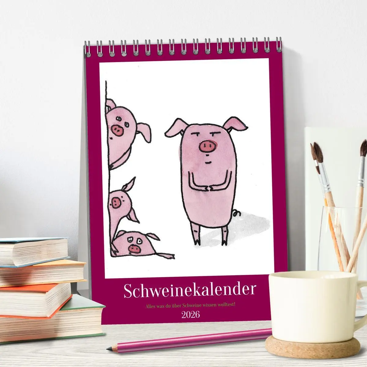 Bild: 9783516322415 | Schweinekalender - Alles was du über Schweine wissen wolltest!...